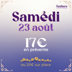 Entrée 1 jour - Samedi 23 août
